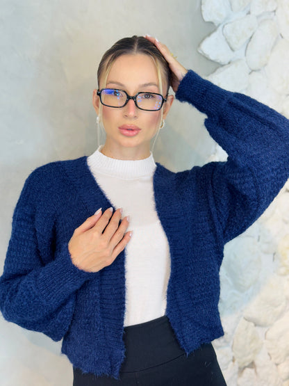 CASAQUETO TRICOT ANGORA