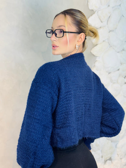 CASAQUETO TRICOT ANGORA