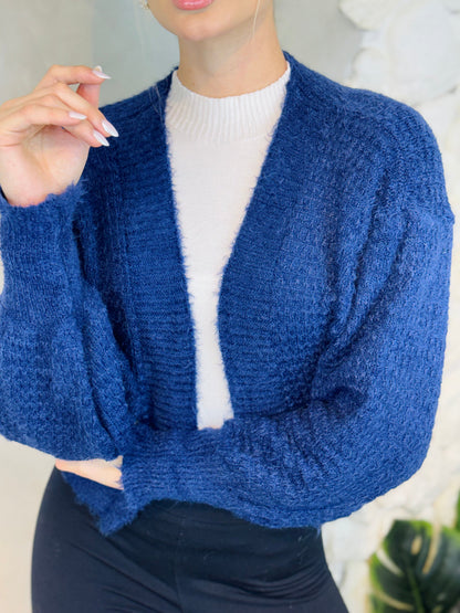 CASAQUETO TRICOT ANGORA