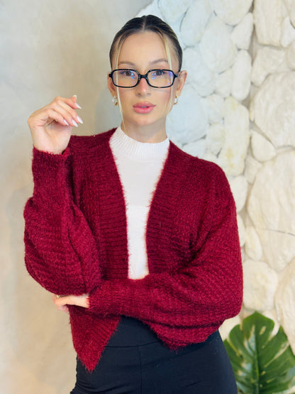 CASAQUETO TRICOT ANGORA