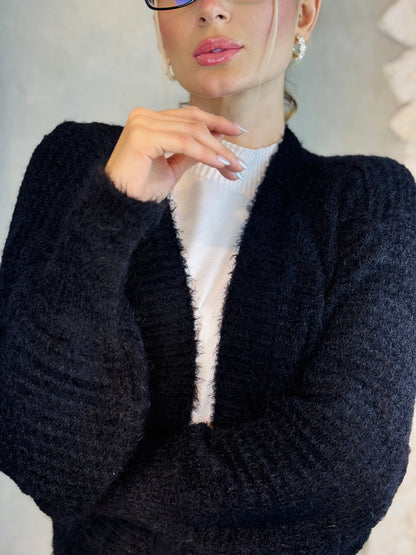 CASAQUETO TRICOT ANGORA