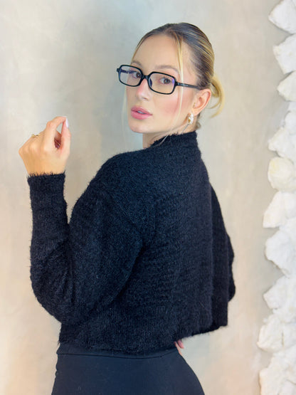 CASAQUETO TRICOT ANGORA