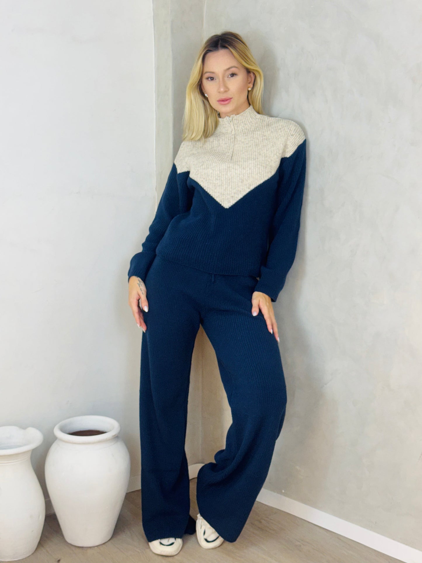 CONJUNTO DUO COLORS ZÍPER DELICATA