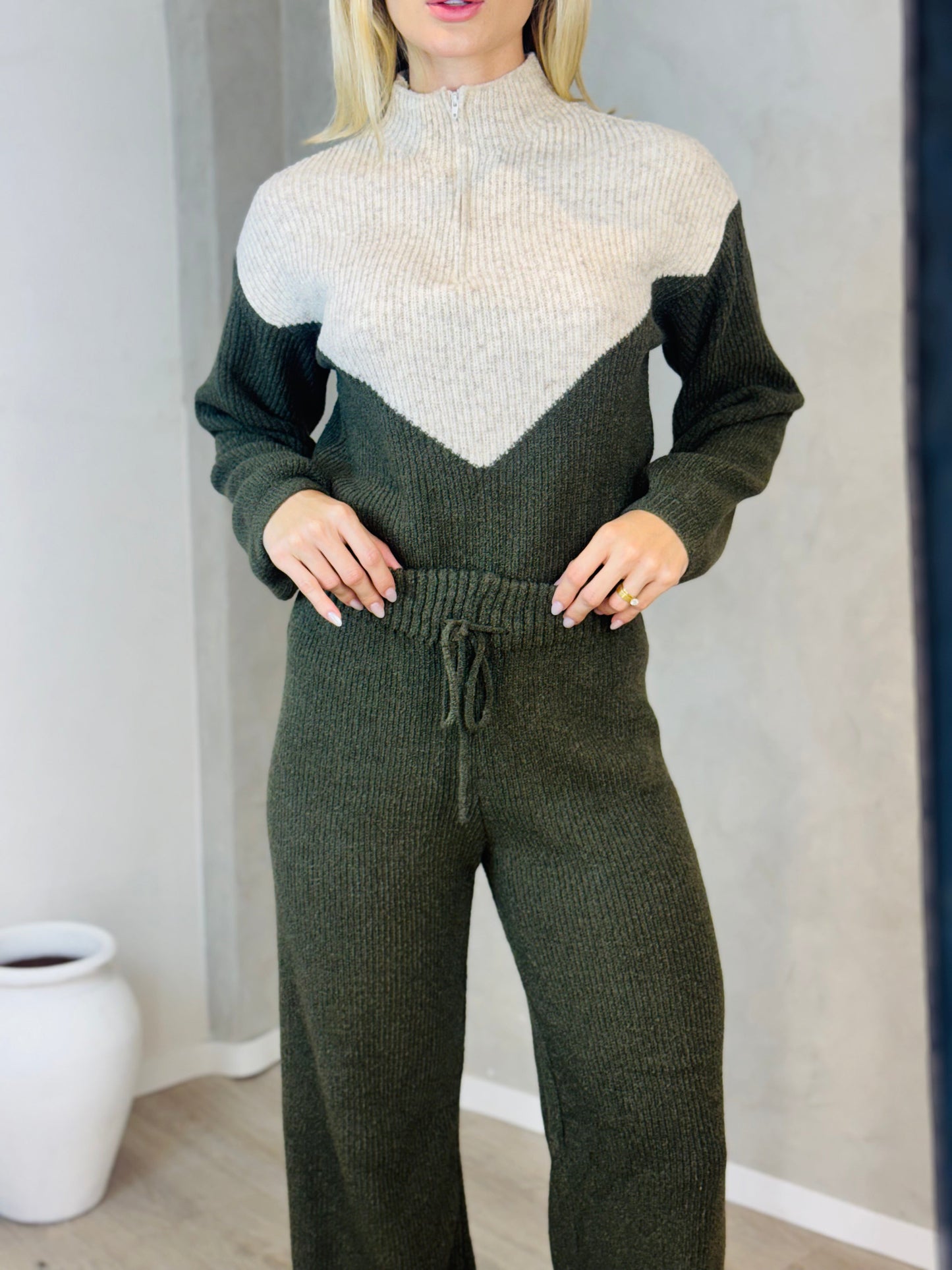 CONJUNTO DUO COLORS ZÍPER DELICATA