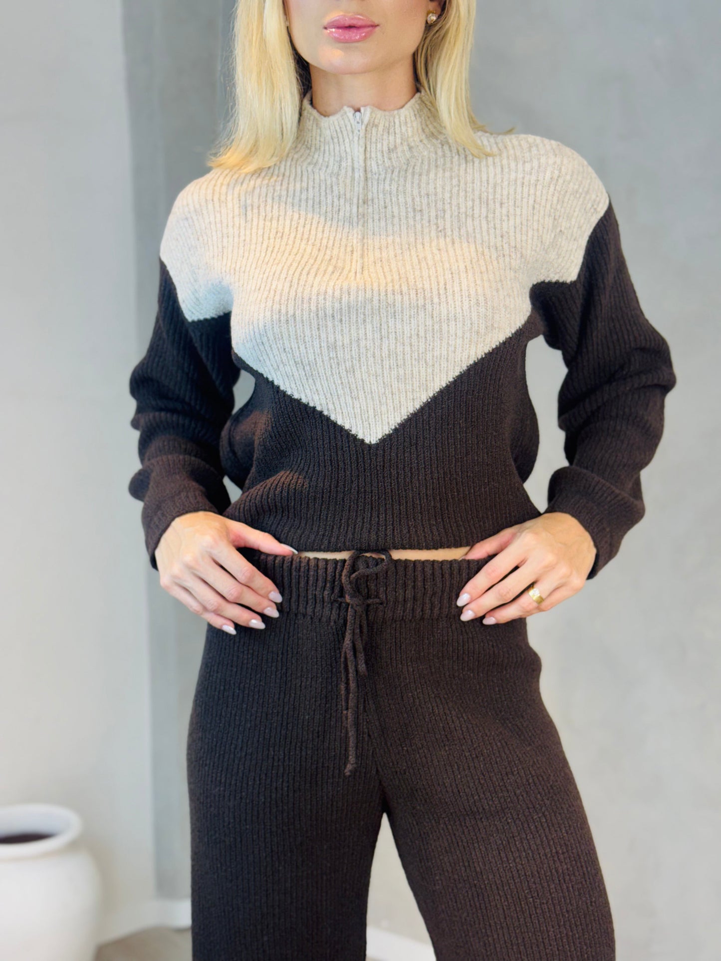 CONJUNTO DUO COLORS ZÍPER DELICATA