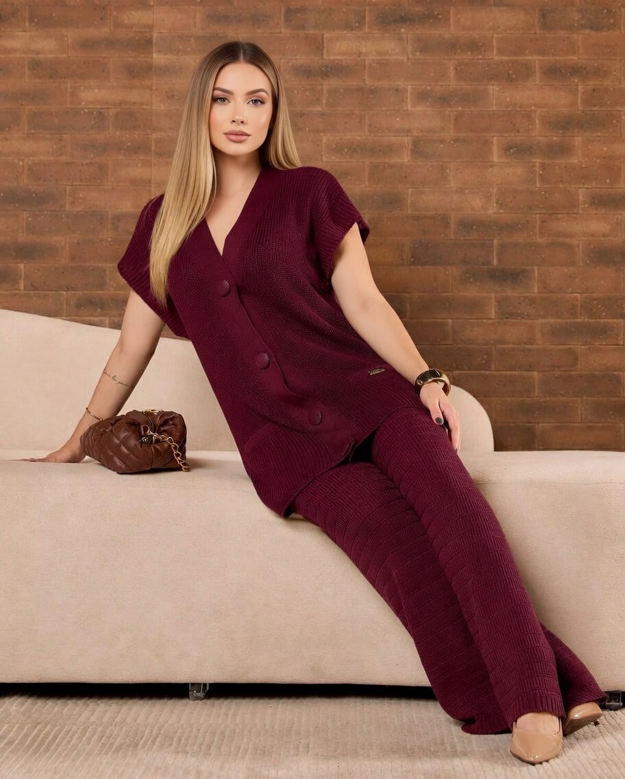 Conjunto Sofia - Tricot Premium de Minas