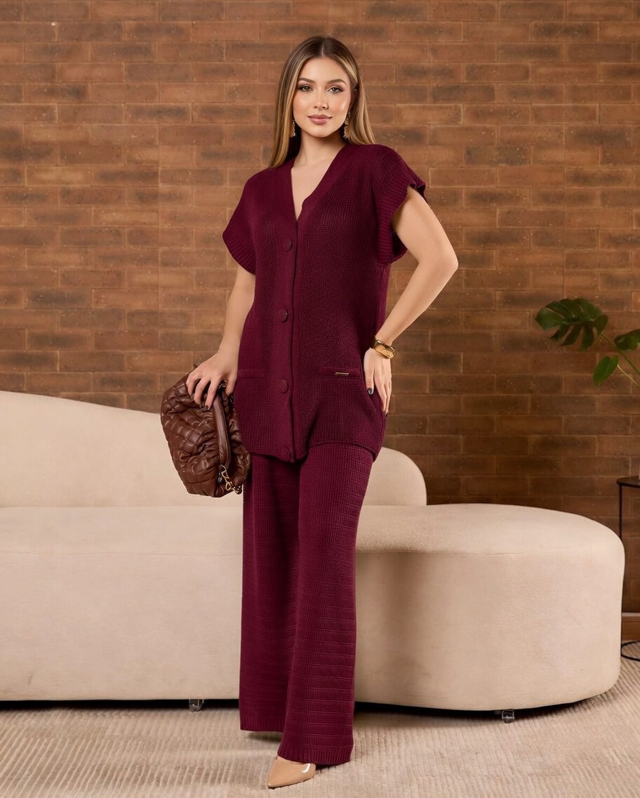 Conjunto Sofia - Tricot Premium de Minas
